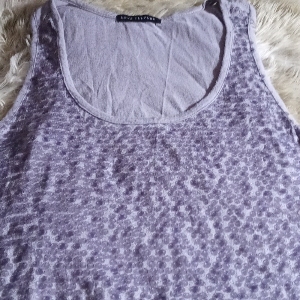 Tank grey Love culture woman grey tank size S - Picture 6 of 6